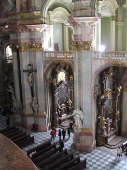 Interior of St Nicholas of the Little Quarter (Sv. Mikuláše), Prague