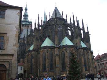 The flying buttress of St. Vitus, Prague Castle