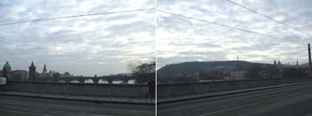 Panorama of Petrín  Hill and the Charles Bridge  (Kaluv Most )