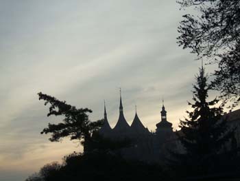 Looking back at St. Barbara, Kutna Hora