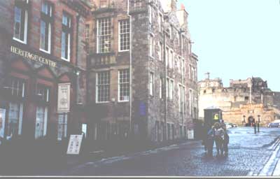Base of Edinburgh Castle