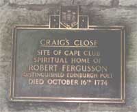 picture of Craig's Close sign