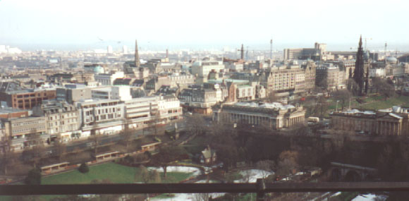 Edinburgh from Scott's Tower