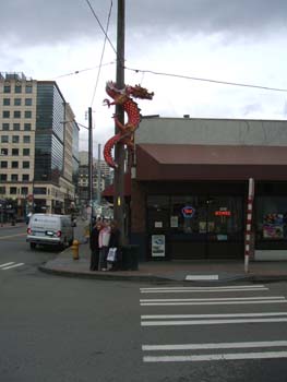 Seattle Internation District dragon
