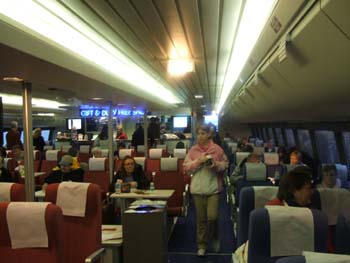 On board the Victoria Clipper IV