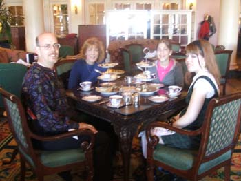 Victoria, tea at the Empress