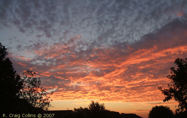 Firey Sunrise, (c) 2007