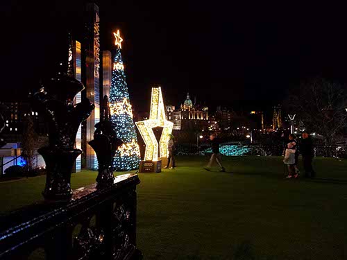 Christmas fair, Edinburgh