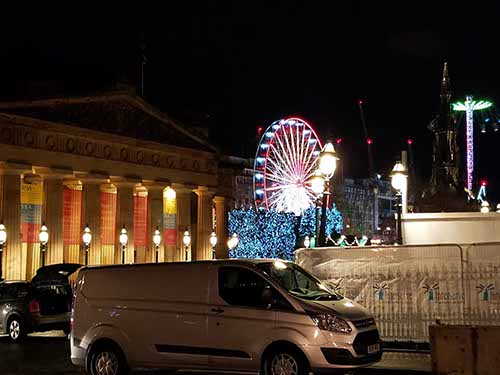 Christmas fair, Edinburgh