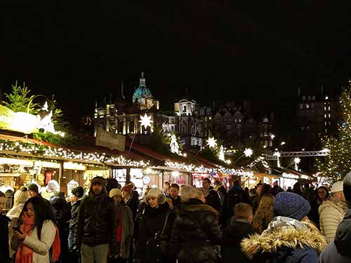 Christmas fair, Edinburgh