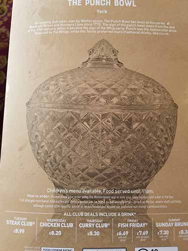 York Punch Bowl