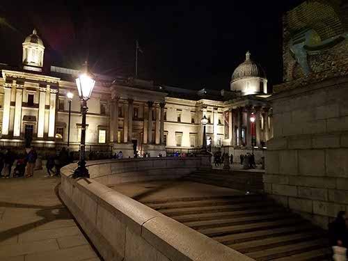 National Gallery from Trafalgar Square