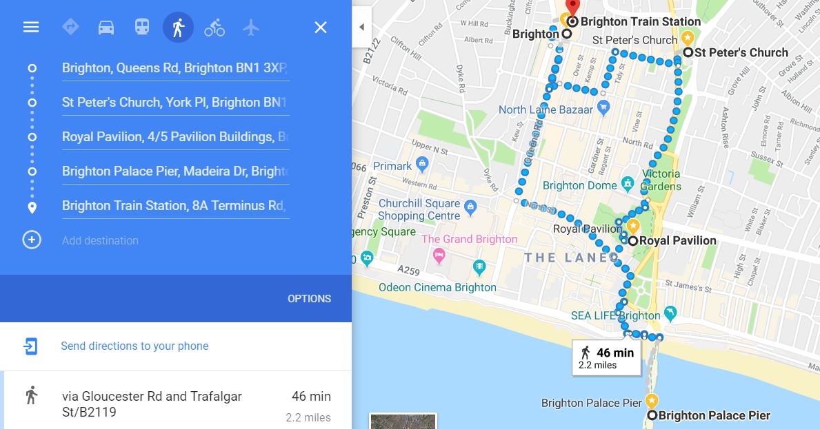 Brighton Map