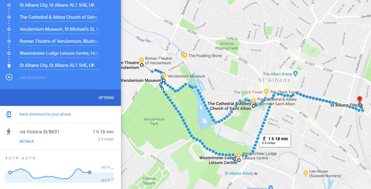 St. Alban Map