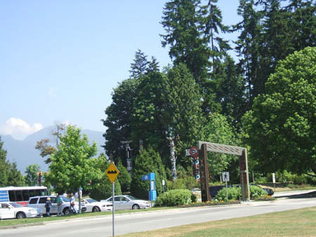 Totem Poles in Stanly Park