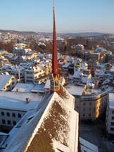 Zürich Grossmünster Tower view
