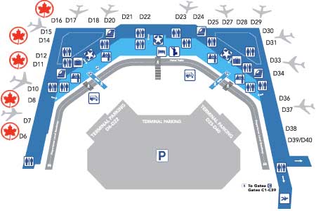 DFW, terminal D