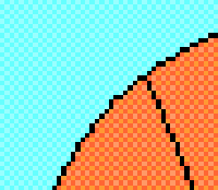 close up of dither