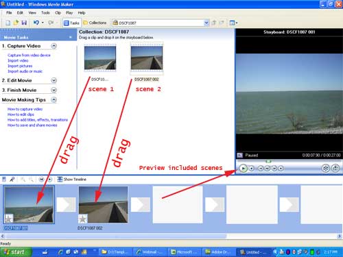 Movie maker window