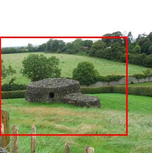 Newgrange Ireland, crop area