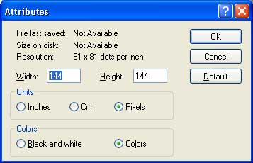 Paint Image Attributes