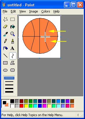 Paint curve tool