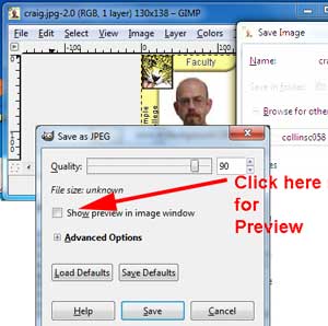 jpeg options