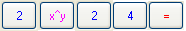 Calc, exponents