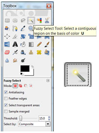 GIMP Fuzzy Select
