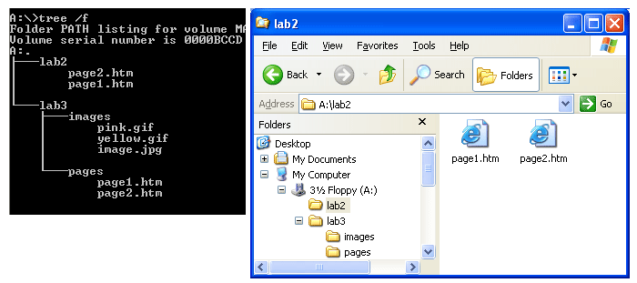 DOS and WIndows paths