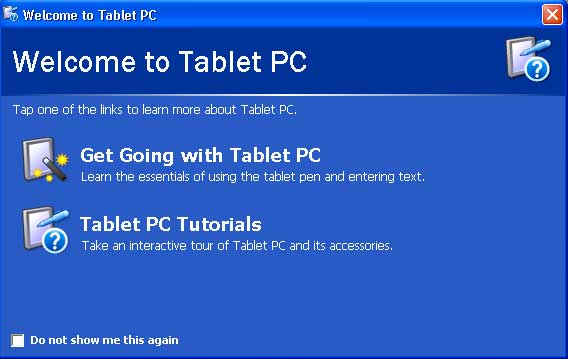 Tablet PC Splash Screen