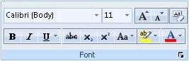 Font