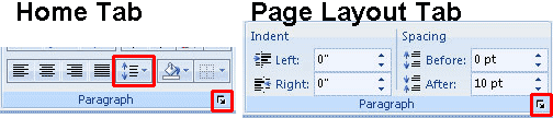 Paragraph access