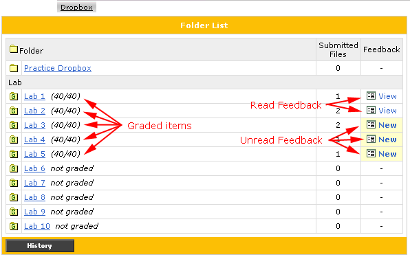 Dropbox feedback